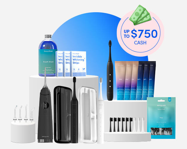 Rewards from Zenyum Referrals include cash and the entire catalogue of Zenyum Consumer Products.
