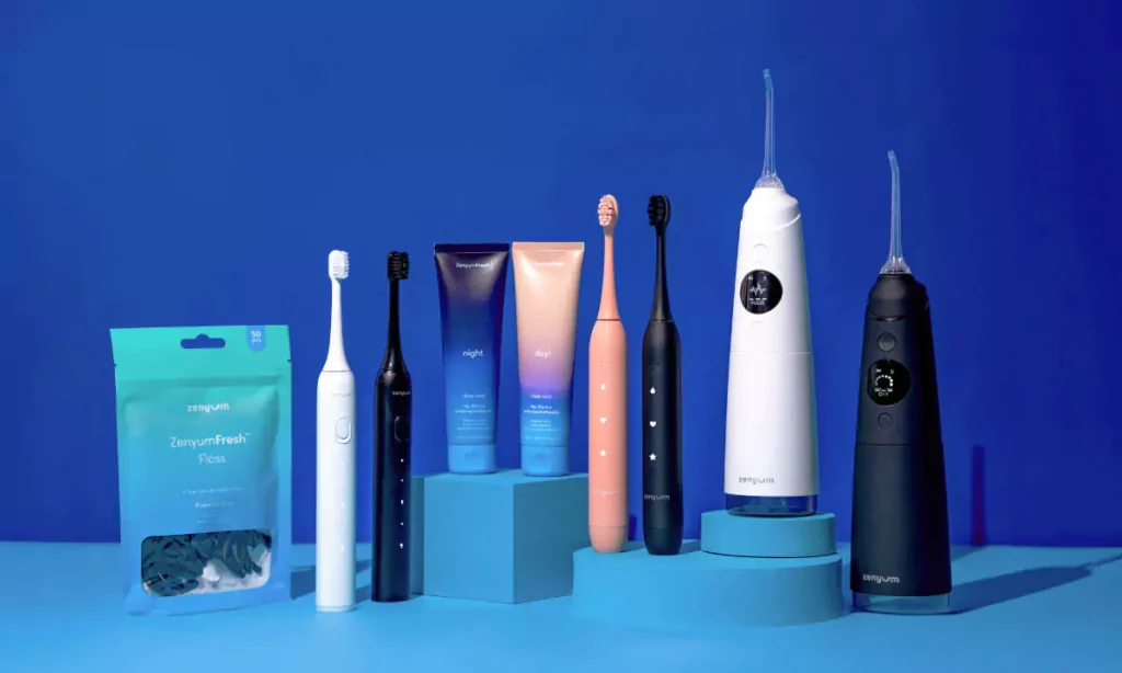 Group of Zenyum Smile Cosmetics (oral care products)